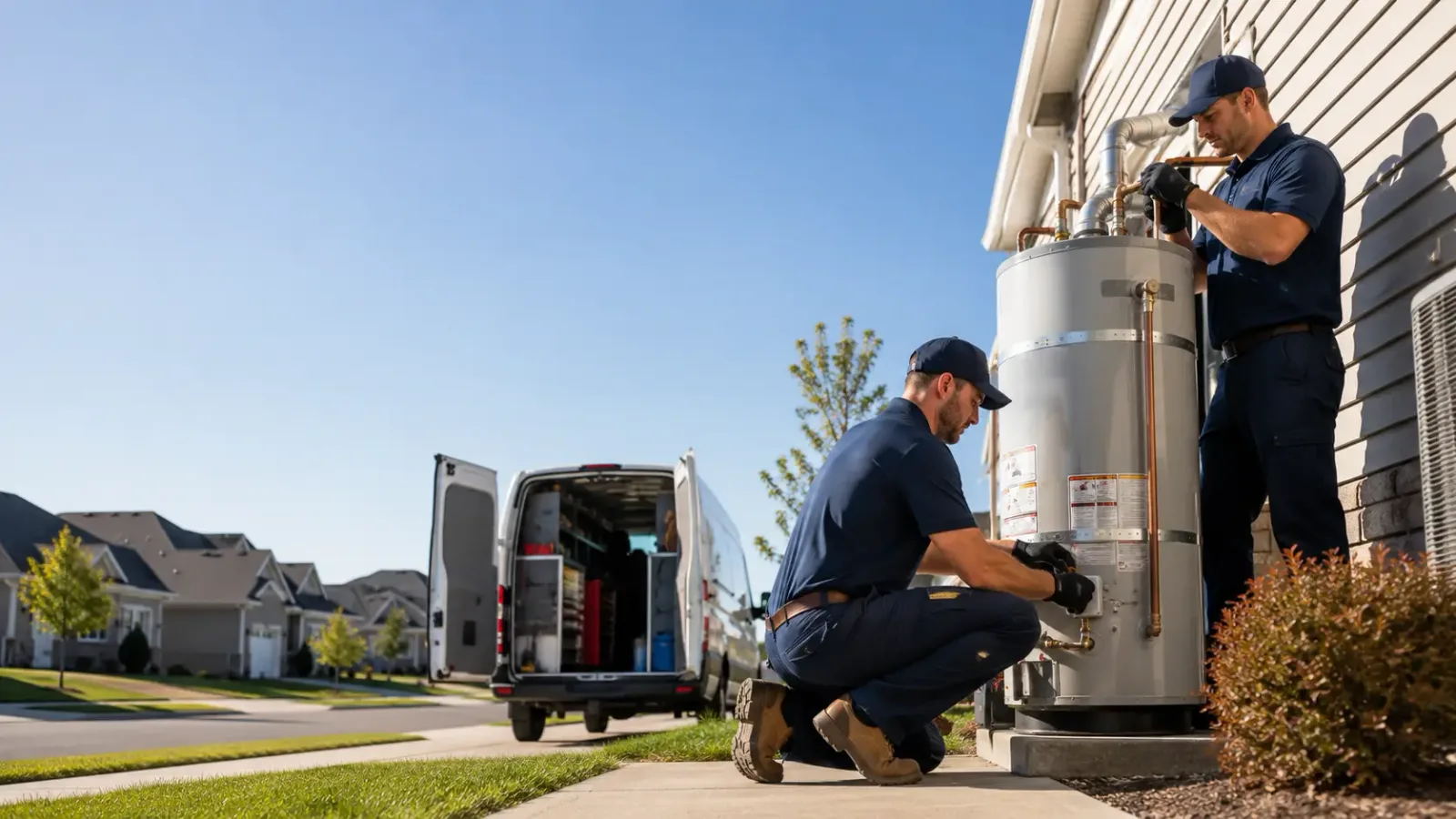 Water Heater Installation in Russia, OH